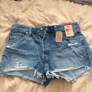 Levi's Blue Jean Shorts